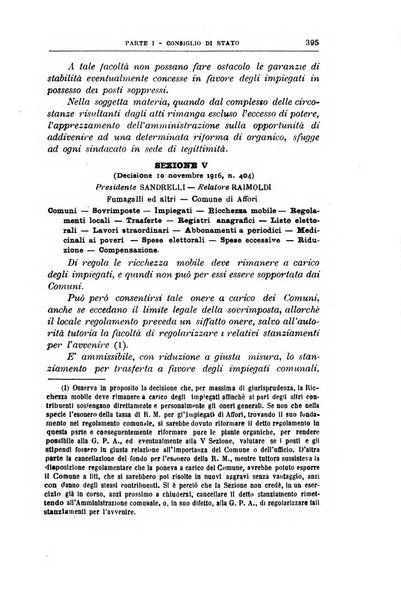 La giustizia amministrativa raccolta di decisioni e pareri del Consiglio di Stato, decisioni della Corte dei conti, sentenze della Cassazione di Roma, e decisioni delle Giunte provinciali amministrative