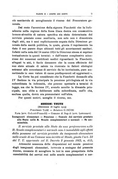 La giustizia amministrativa raccolta di decisioni e pareri del Consiglio di Stato, decisioni della Corte dei conti, sentenze della Cassazione di Roma, e decisioni delle Giunte provinciali amministrative