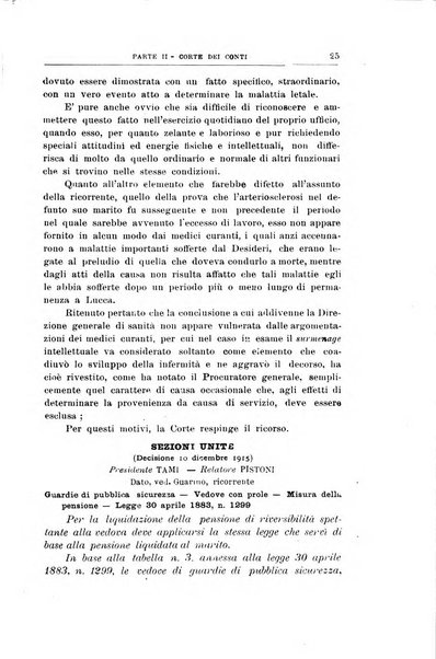 La giustizia amministrativa raccolta di decisioni e pareri del Consiglio di Stato, decisioni della Corte dei conti, sentenze della Cassazione di Roma, e decisioni delle Giunte provinciali amministrative