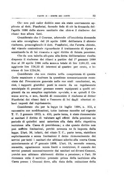 La giustizia amministrativa raccolta di decisioni e pareri del Consiglio di Stato, decisioni della Corte dei conti, sentenze della Cassazione di Roma, e decisioni delle Giunte provinciali amministrative