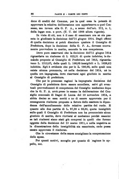 La giustizia amministrativa raccolta di decisioni e pareri del Consiglio di Stato, decisioni della Corte dei conti, sentenze della Cassazione di Roma, e decisioni delle Giunte provinciali amministrative