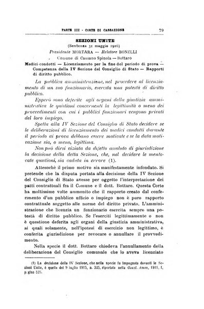 La giustizia amministrativa raccolta di decisioni e pareri del Consiglio di Stato, decisioni della Corte dei conti, sentenze della Cassazione di Roma, e decisioni delle Giunte provinciali amministrative