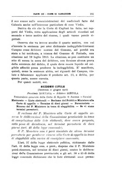 La giustizia amministrativa raccolta di decisioni e pareri del Consiglio di Stato, decisioni della Corte dei conti, sentenze della Cassazione di Roma, e decisioni delle Giunte provinciali amministrative