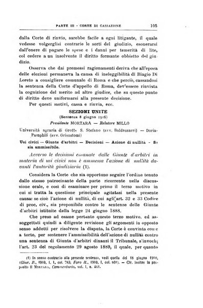 La giustizia amministrativa raccolta di decisioni e pareri del Consiglio di Stato, decisioni della Corte dei conti, sentenze della Cassazione di Roma, e decisioni delle Giunte provinciali amministrative