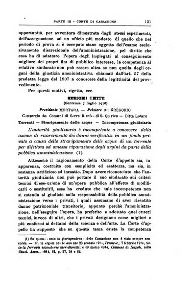 La giustizia amministrativa raccolta di decisioni e pareri del Consiglio di Stato, decisioni della Corte dei conti, sentenze della Cassazione di Roma, e decisioni delle Giunte provinciali amministrative