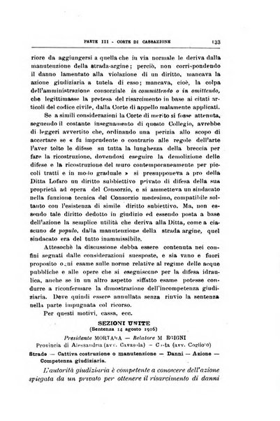 La giustizia amministrativa raccolta di decisioni e pareri del Consiglio di Stato, decisioni della Corte dei conti, sentenze della Cassazione di Roma, e decisioni delle Giunte provinciali amministrative