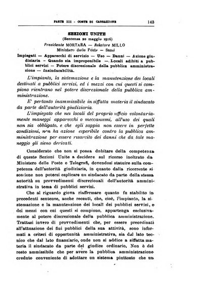 La giustizia amministrativa raccolta di decisioni e pareri del Consiglio di Stato, decisioni della Corte dei conti, sentenze della Cassazione di Roma, e decisioni delle Giunte provinciali amministrative