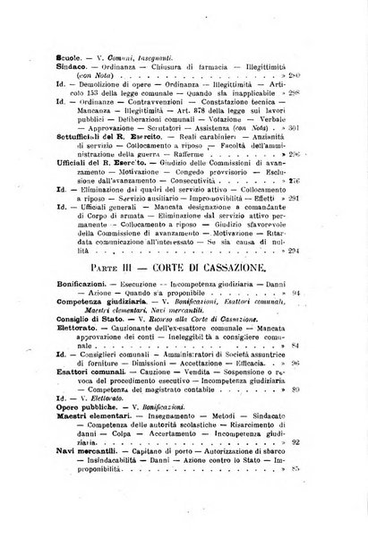 La giustizia amministrativa raccolta di decisioni e pareri del Consiglio di Stato, decisioni della Corte dei conti, sentenze della Cassazione di Roma, e decisioni delle Giunte provinciali amministrative