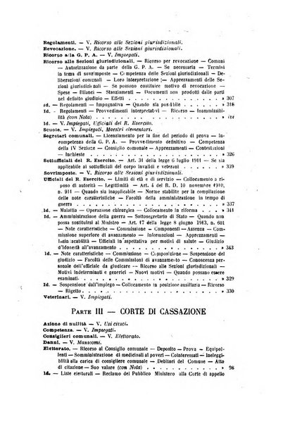 La giustizia amministrativa raccolta di decisioni e pareri del Consiglio di Stato, decisioni della Corte dei conti, sentenze della Cassazione di Roma, e decisioni delle Giunte provinciali amministrative