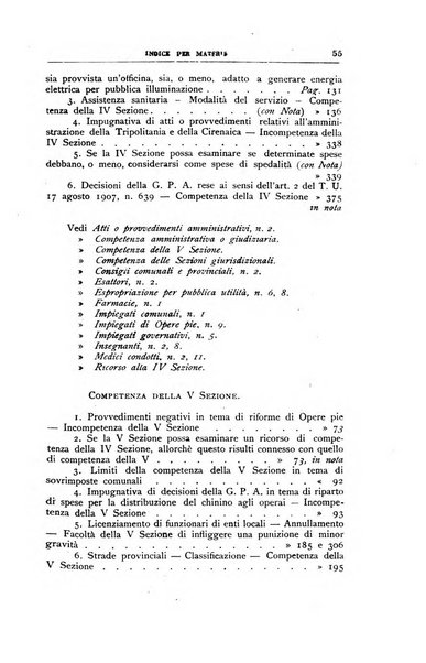 La giustizia amministrativa raccolta di decisioni e pareri del Consiglio di Stato, decisioni della Corte dei conti, sentenze della Cassazione di Roma, e decisioni delle Giunte provinciali amministrative