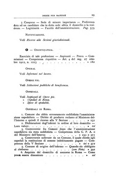 La giustizia amministrativa raccolta di decisioni e pareri del Consiglio di Stato, decisioni della Corte dei conti, sentenze della Cassazione di Roma, e decisioni delle Giunte provinciali amministrative