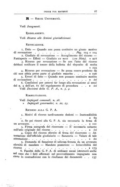 La giustizia amministrativa raccolta di decisioni e pareri del Consiglio di Stato, decisioni della Corte dei conti, sentenze della Cassazione di Roma, e decisioni delle Giunte provinciali amministrative