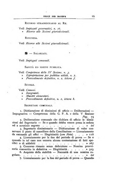 La giustizia amministrativa raccolta di decisioni e pareri del Consiglio di Stato, decisioni della Corte dei conti, sentenze della Cassazione di Roma, e decisioni delle Giunte provinciali amministrative