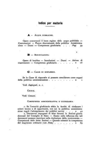 La giustizia amministrativa raccolta di decisioni e pareri del Consiglio di Stato, decisioni della Corte dei conti, sentenze della Cassazione di Roma, e decisioni delle Giunte provinciali amministrative