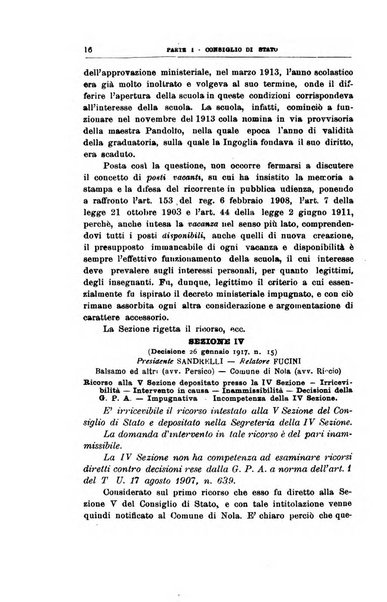 La giustizia amministrativa raccolta di decisioni e pareri del Consiglio di Stato, decisioni della Corte dei conti, sentenze della Cassazione di Roma, e decisioni delle Giunte provinciali amministrative