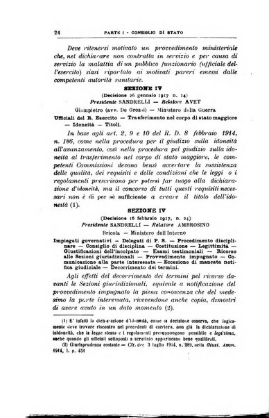 La giustizia amministrativa raccolta di decisioni e pareri del Consiglio di Stato, decisioni della Corte dei conti, sentenze della Cassazione di Roma, e decisioni delle Giunte provinciali amministrative