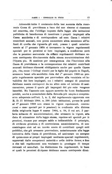 La giustizia amministrativa raccolta di decisioni e pareri del Consiglio di Stato, decisioni della Corte dei conti, sentenze della Cassazione di Roma, e decisioni delle Giunte provinciali amministrative