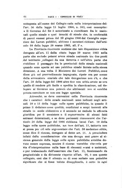 La giustizia amministrativa raccolta di decisioni e pareri del Consiglio di Stato, decisioni della Corte dei conti, sentenze della Cassazione di Roma, e decisioni delle Giunte provinciali amministrative