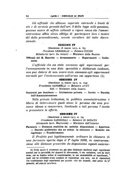 La giustizia amministrativa raccolta di decisioni e pareri del Consiglio di Stato, decisioni della Corte dei conti, sentenze della Cassazione di Roma, e decisioni delle Giunte provinciali amministrative