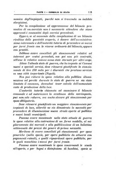 La giustizia amministrativa raccolta di decisioni e pareri del Consiglio di Stato, decisioni della Corte dei conti, sentenze della Cassazione di Roma, e decisioni delle Giunte provinciali amministrative