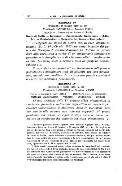 La giustizia amministrativa raccolta di decisioni e pareri del Consiglio di Stato, decisioni della Corte dei conti, sentenze della Cassazione di Roma, e decisioni delle Giunte provinciali amministrative