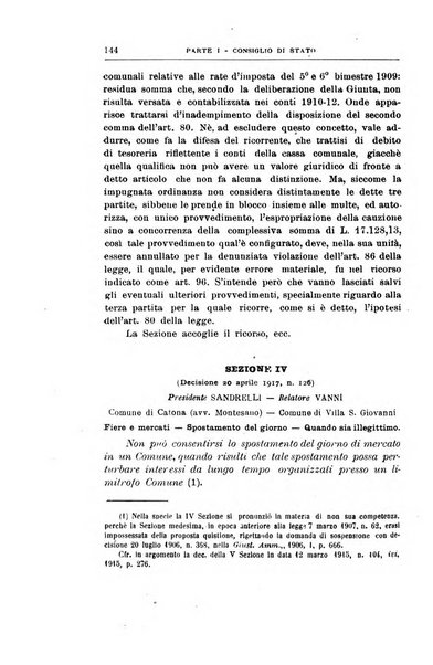 La giustizia amministrativa raccolta di decisioni e pareri del Consiglio di Stato, decisioni della Corte dei conti, sentenze della Cassazione di Roma, e decisioni delle Giunte provinciali amministrative