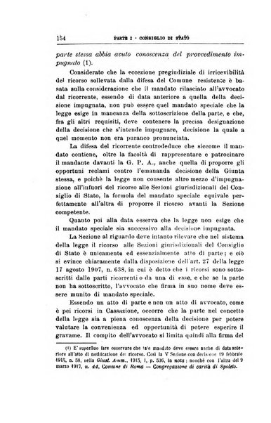 La giustizia amministrativa raccolta di decisioni e pareri del Consiglio di Stato, decisioni della Corte dei conti, sentenze della Cassazione di Roma, e decisioni delle Giunte provinciali amministrative