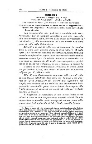 La giustizia amministrativa raccolta di decisioni e pareri del Consiglio di Stato, decisioni della Corte dei conti, sentenze della Cassazione di Roma, e decisioni delle Giunte provinciali amministrative