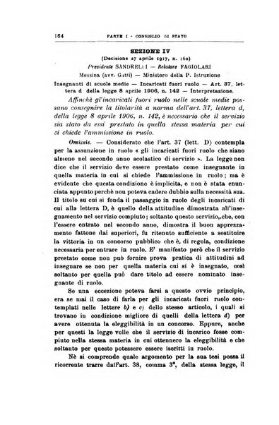 La giustizia amministrativa raccolta di decisioni e pareri del Consiglio di Stato, decisioni della Corte dei conti, sentenze della Cassazione di Roma, e decisioni delle Giunte provinciali amministrative