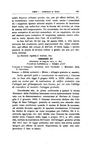 La giustizia amministrativa raccolta di decisioni e pareri del Consiglio di Stato, decisioni della Corte dei conti, sentenze della Cassazione di Roma, e decisioni delle Giunte provinciali amministrative