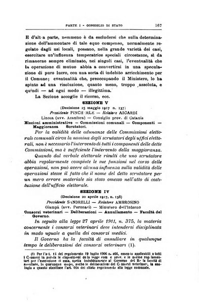 La giustizia amministrativa raccolta di decisioni e pareri del Consiglio di Stato, decisioni della Corte dei conti, sentenze della Cassazione di Roma, e decisioni delle Giunte provinciali amministrative