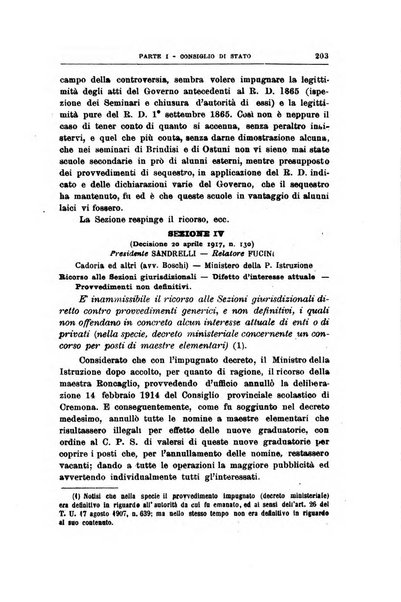 La giustizia amministrativa raccolta di decisioni e pareri del Consiglio di Stato, decisioni della Corte dei conti, sentenze della Cassazione di Roma, e decisioni delle Giunte provinciali amministrative