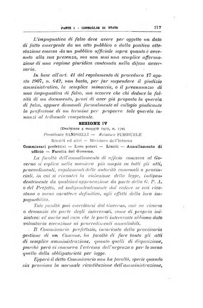 La giustizia amministrativa raccolta di decisioni e pareri del Consiglio di Stato, decisioni della Corte dei conti, sentenze della Cassazione di Roma, e decisioni delle Giunte provinciali amministrative