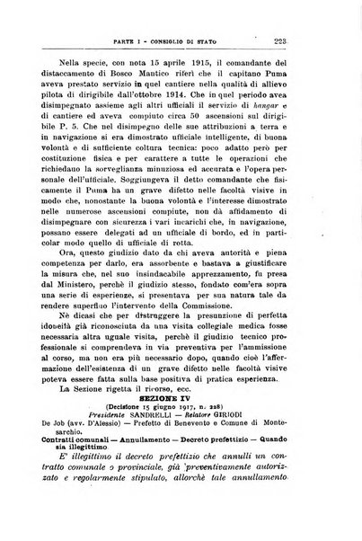 La giustizia amministrativa raccolta di decisioni e pareri del Consiglio di Stato, decisioni della Corte dei conti, sentenze della Cassazione di Roma, e decisioni delle Giunte provinciali amministrative