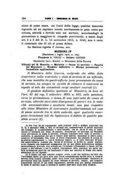 La giustizia amministrativa raccolta di decisioni e pareri del Consiglio di Stato, decisioni della Corte dei conti, sentenze della Cassazione di Roma, e decisioni delle Giunte provinciali amministrative