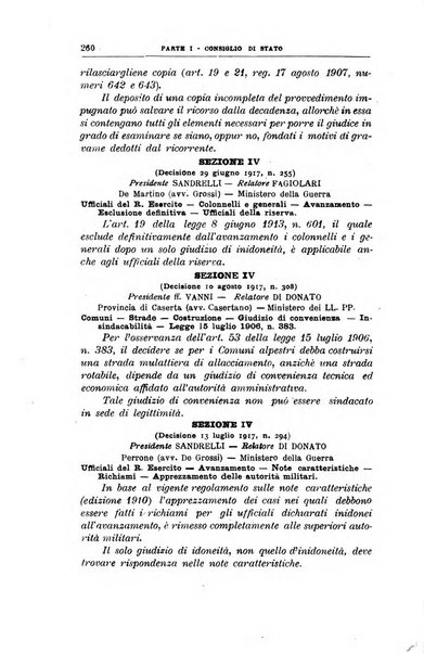 La giustizia amministrativa raccolta di decisioni e pareri del Consiglio di Stato, decisioni della Corte dei conti, sentenze della Cassazione di Roma, e decisioni delle Giunte provinciali amministrative