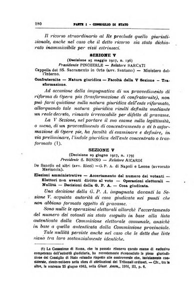 La giustizia amministrativa raccolta di decisioni e pareri del Consiglio di Stato, decisioni della Corte dei conti, sentenze della Cassazione di Roma, e decisioni delle Giunte provinciali amministrative