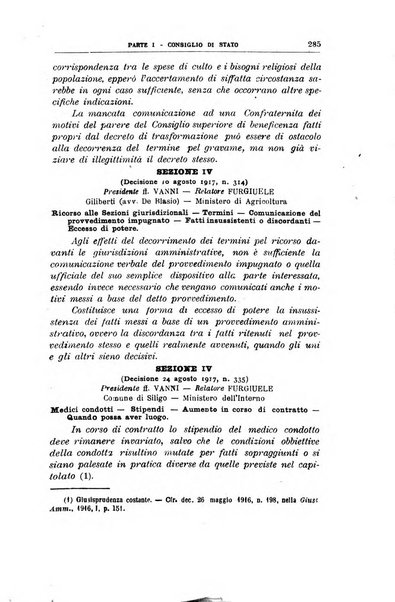 La giustizia amministrativa raccolta di decisioni e pareri del Consiglio di Stato, decisioni della Corte dei conti, sentenze della Cassazione di Roma, e decisioni delle Giunte provinciali amministrative