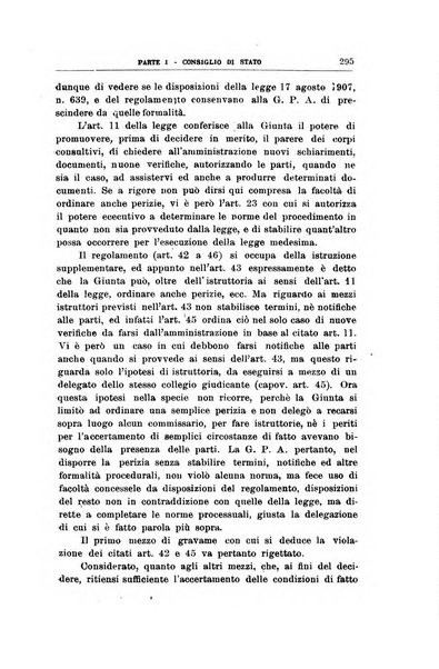 La giustizia amministrativa raccolta di decisioni e pareri del Consiglio di Stato, decisioni della Corte dei conti, sentenze della Cassazione di Roma, e decisioni delle Giunte provinciali amministrative