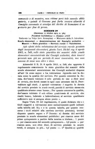 La giustizia amministrativa raccolta di decisioni e pareri del Consiglio di Stato, decisioni della Corte dei conti, sentenze della Cassazione di Roma, e decisioni delle Giunte provinciali amministrative