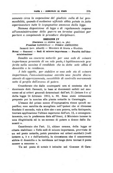 La giustizia amministrativa raccolta di decisioni e pareri del Consiglio di Stato, decisioni della Corte dei conti, sentenze della Cassazione di Roma, e decisioni delle Giunte provinciali amministrative