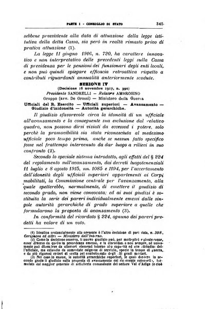 La giustizia amministrativa raccolta di decisioni e pareri del Consiglio di Stato, decisioni della Corte dei conti, sentenze della Cassazione di Roma, e decisioni delle Giunte provinciali amministrative