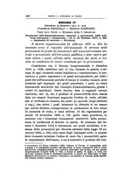 La giustizia amministrativa raccolta di decisioni e pareri del Consiglio di Stato, decisioni della Corte dei conti, sentenze della Cassazione di Roma, e decisioni delle Giunte provinciali amministrative