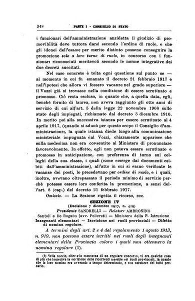 La giustizia amministrativa raccolta di decisioni e pareri del Consiglio di Stato, decisioni della Corte dei conti, sentenze della Cassazione di Roma, e decisioni delle Giunte provinciali amministrative