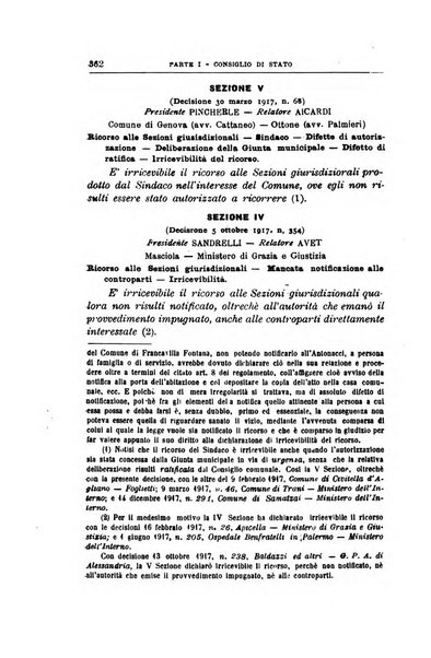 La giustizia amministrativa raccolta di decisioni e pareri del Consiglio di Stato, decisioni della Corte dei conti, sentenze della Cassazione di Roma, e decisioni delle Giunte provinciali amministrative