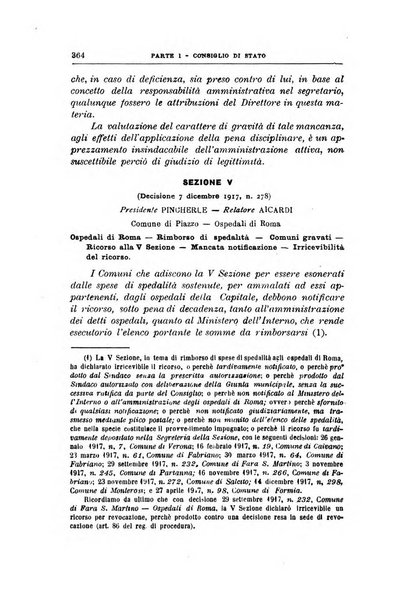 La giustizia amministrativa raccolta di decisioni e pareri del Consiglio di Stato, decisioni della Corte dei conti, sentenze della Cassazione di Roma, e decisioni delle Giunte provinciali amministrative