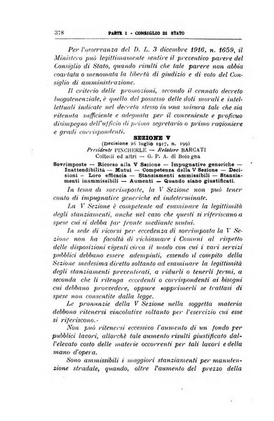 La giustizia amministrativa raccolta di decisioni e pareri del Consiglio di Stato, decisioni della Corte dei conti, sentenze della Cassazione di Roma, e decisioni delle Giunte provinciali amministrative