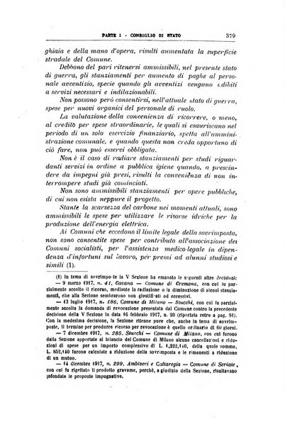 La giustizia amministrativa raccolta di decisioni e pareri del Consiglio di Stato, decisioni della Corte dei conti, sentenze della Cassazione di Roma, e decisioni delle Giunte provinciali amministrative