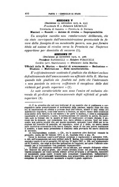 La giustizia amministrativa raccolta di decisioni e pareri del Consiglio di Stato, decisioni della Corte dei conti, sentenze della Cassazione di Roma, e decisioni delle Giunte provinciali amministrative