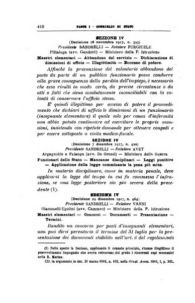 La giustizia amministrativa raccolta di decisioni e pareri del Consiglio di Stato, decisioni della Corte dei conti, sentenze della Cassazione di Roma, e decisioni delle Giunte provinciali amministrative